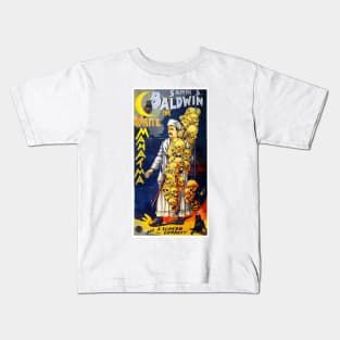 Vintage Magician Poster USA Baldwin Kids T-Shirt